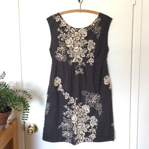 J. Crew embroidered empire waist dress quaint cute